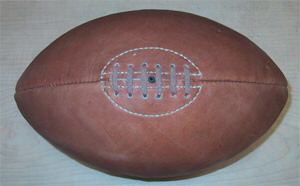 antique rugby balls